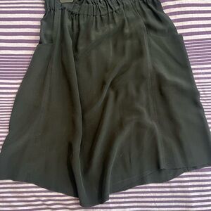 Aritzia Black Silk Skirt with Pockets